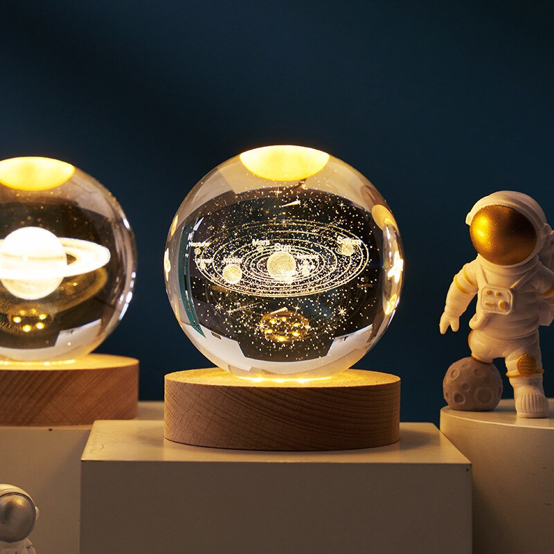 Luminária Led Planetário 3D