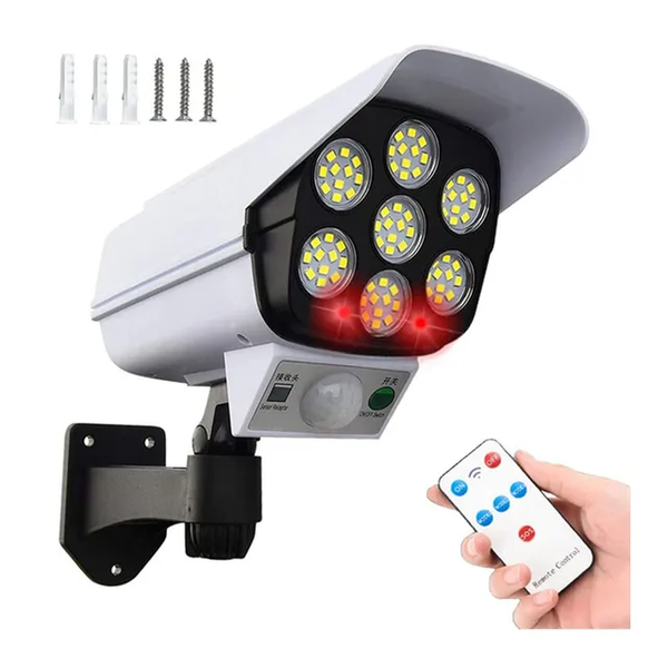 Refletor LED Solar Luminária para Área Externa com Sensor de Movimento