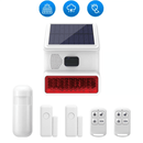 Sistema de Alarme Solar Wifi Segurança Doméstica Luz e Sirene